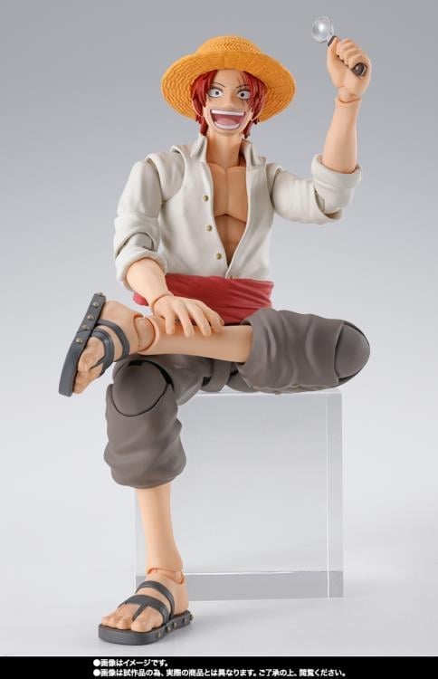 One Piece S.H.Figuarts Shanks and Monkey D. Luffy (Childhood) Action Figure Gallery Image 6