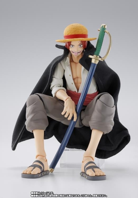 One Piece S.H.Figuarts Shanks and Monkey D. Luffy (Childhood) Action Figure Gallery Image 4