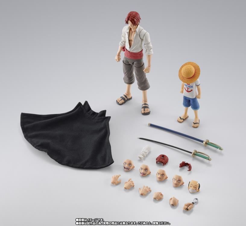 One Piece S.H.Figuarts Shanks and Monkey D. Luffy (Childhood) Action Figure Gallery Image 11
