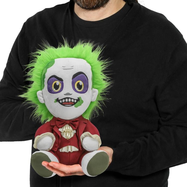 Beetlejuice HugMe Beetlejuice in Red Suit 14" Shake Action Plush Gallery Image 5