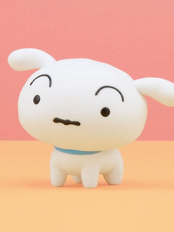 Crayon Shin-chan Fluffy Puffy Shiro (Ver. A)