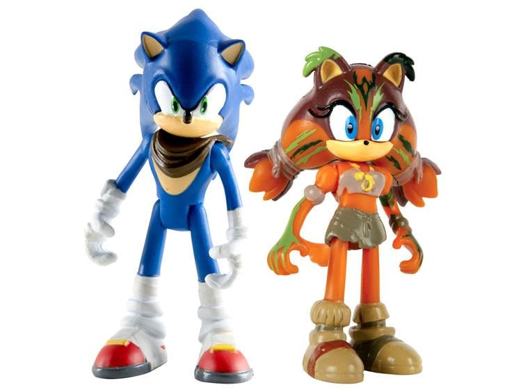 Sonic Boom 3" Figure Two Pack Series 02 - Sonic & Sticks Gallery Image 1