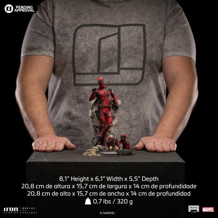 Deadpool & Wolverine Deadpool 1/10 Art Scale Limited Edition Statue Gallery Image 7
