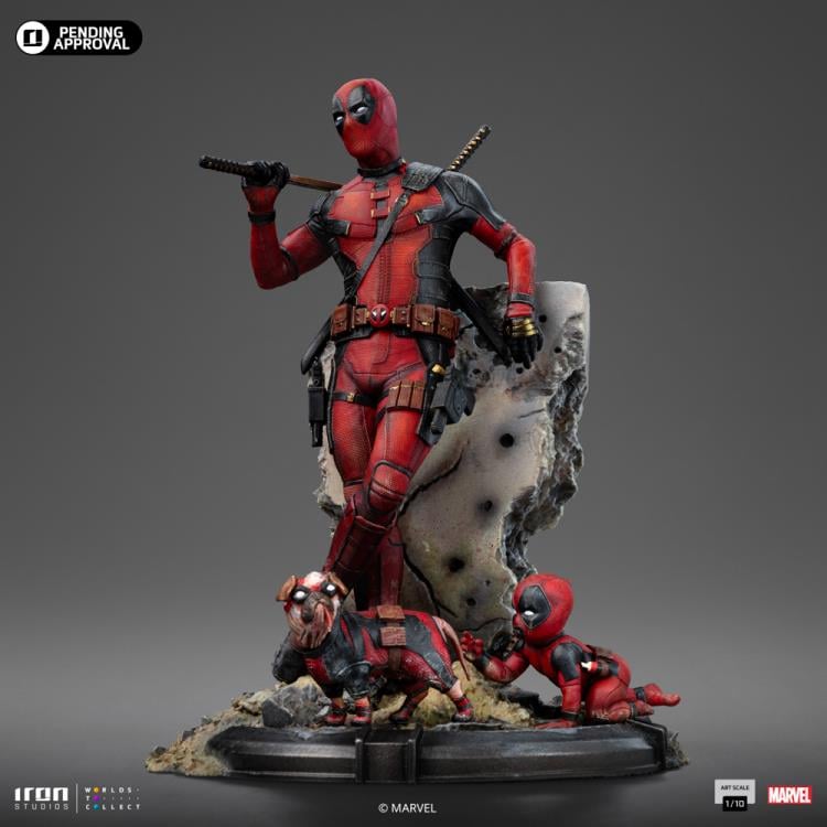 Deadpool & Wolverine Deadpool 1/10 Art Scale Limited Edition Statue Gallery Image 6