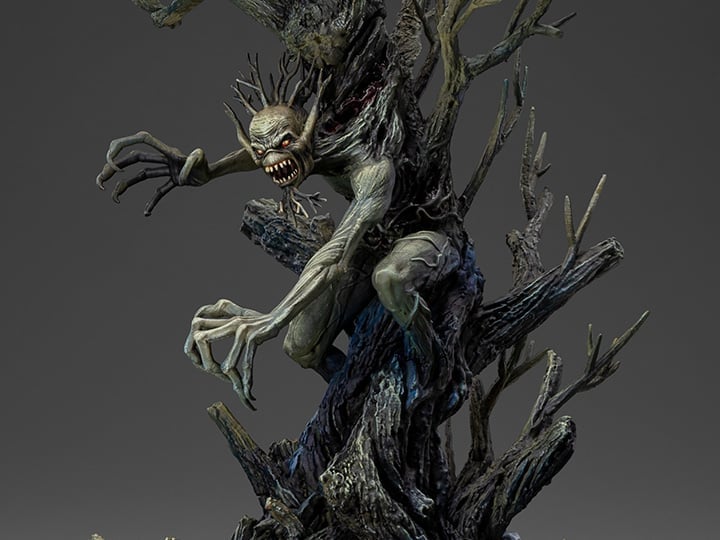 Iron Maiden Fear of the Dark Eddie 1/10 Deluxe Art Scale Limited Edition Statue Gallery Image 1