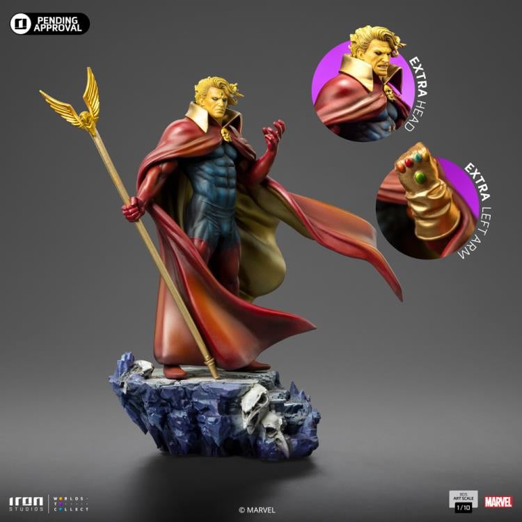 The Infinity Gauntlet Battle Diorama Series Adam Warlock 1/10 Art Scale Limited Edition Statue Gallery Image 8