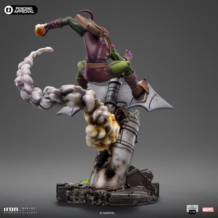 Marvel Spider-Man vs Villains Battle Diorama Series Green Goblin 1/10 Art Scale Limited Edition Statue Gallery Image 5