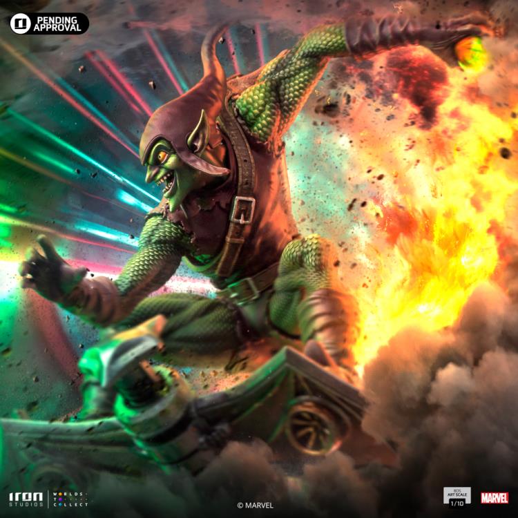 Marvel Spider-Man vs Villains Battle Diorama Series Green Goblin 1/10 Art Scale Limited Edition Statue Gallery Image 12