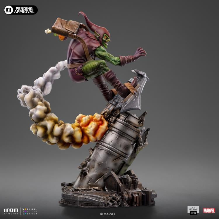 Marvel Spider-Man vs Villains Battle Diorama Series Green Goblin 1/10 Art Scale Limited Edition Statue Gallery Image 4