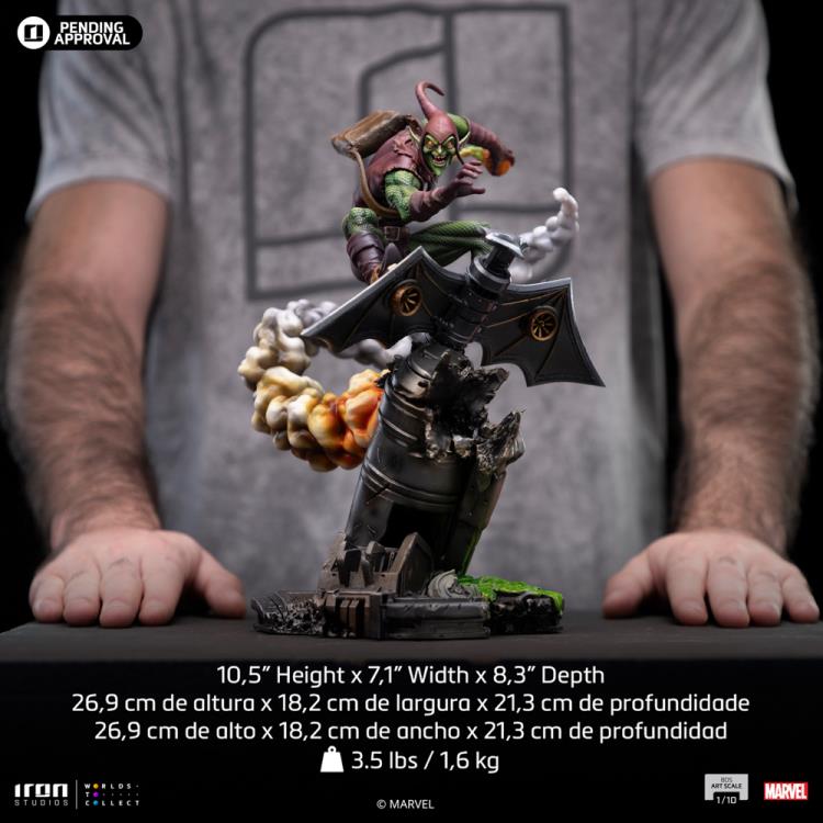 Marvel Spider-Man vs Villains Battle Diorama Series Green Goblin 1/10 Art Scale Limited Edition Statue Gallery Image 14