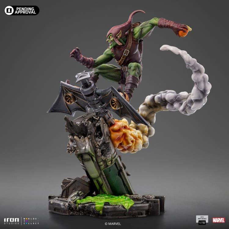 Marvel Spider-Man vs Villains Battle Diorama Series Green Goblin 1/10 Art Scale Limited Edition Statue Gallery Image 6