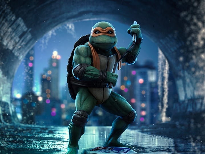 Teenage Mutant Ninja Turtles (1990) Michelangelo 1/10 Art Scale Limited Edition Statue Gallery Image 1