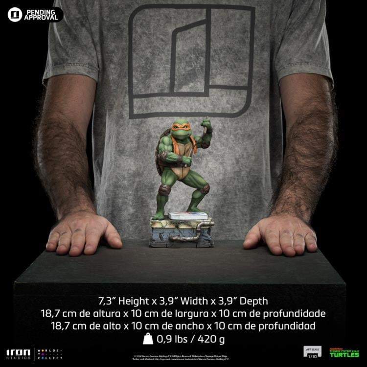 Teenage Mutant Ninja Turtles (1990) Michelangelo 1/10 Art Scale Limited Edition Statue Gallery Image 7
