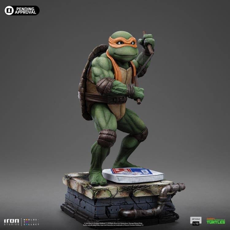 Teenage Mutant Ninja Turtles (1990) Michelangelo 1/10 Art Scale Limited Edition Statue Gallery Image 6