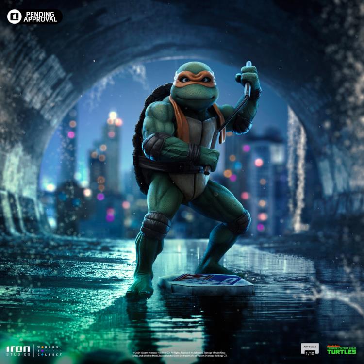 Teenage Mutant Ninja Turtles (1990) Michelangelo 1/10 Art Scale Limited Edition Statue Gallery Image 3