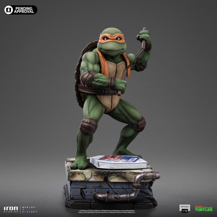 Teenage Mutant Ninja Turtles (1990) Michelangelo 1/10 Art Scale Limited Edition Statue Gallery Image 5