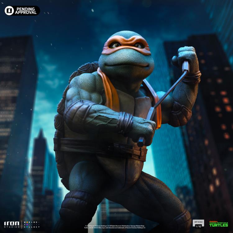 Teenage Mutant Ninja Turtles (1990) Michelangelo 1/10 Art Scale Limited Edition Statue Gallery Image 4