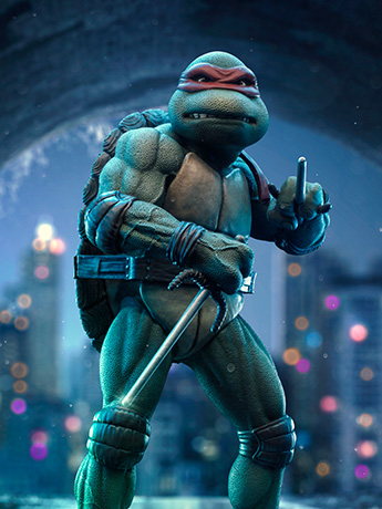Teenage Mutant Ninja Turtles (1990) Raphael 1/10 Art Scale Limited Edition Statue Gallery Image 2