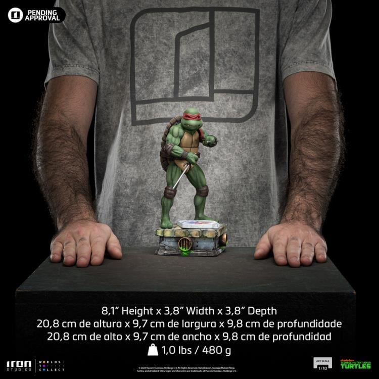 Teenage Mutant Ninja Turtles (1990) Raphael 1/10 Art Scale Limited Edition Statue Gallery Image 7