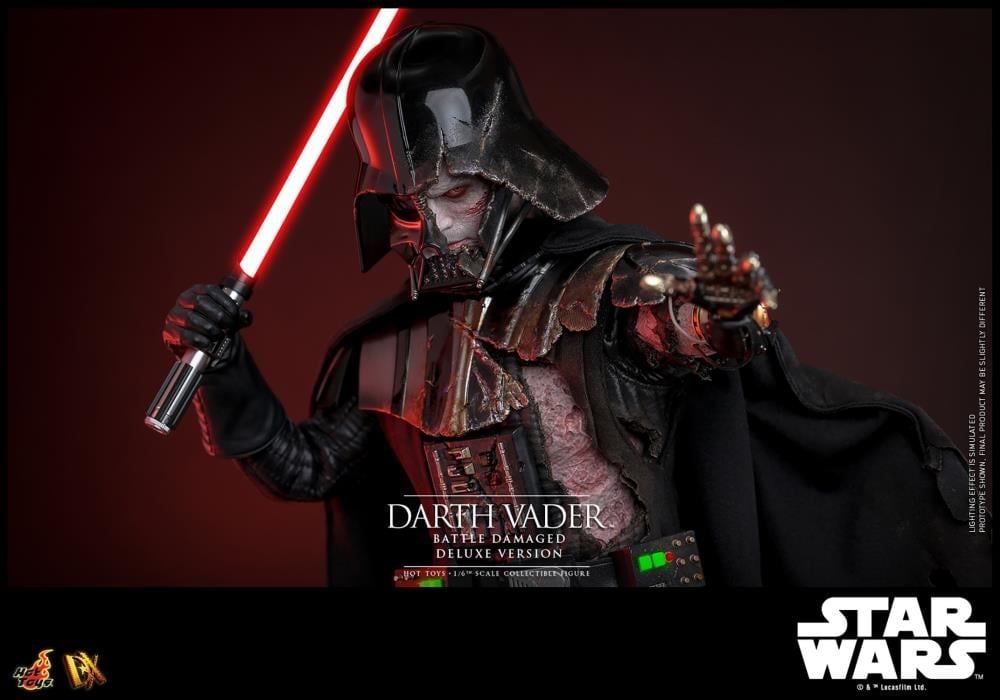 Star Wars DX45 Darth Vader (Battle Damaged) Deluxe 1/6th Scale Collectible Figure Gallery Image 20
