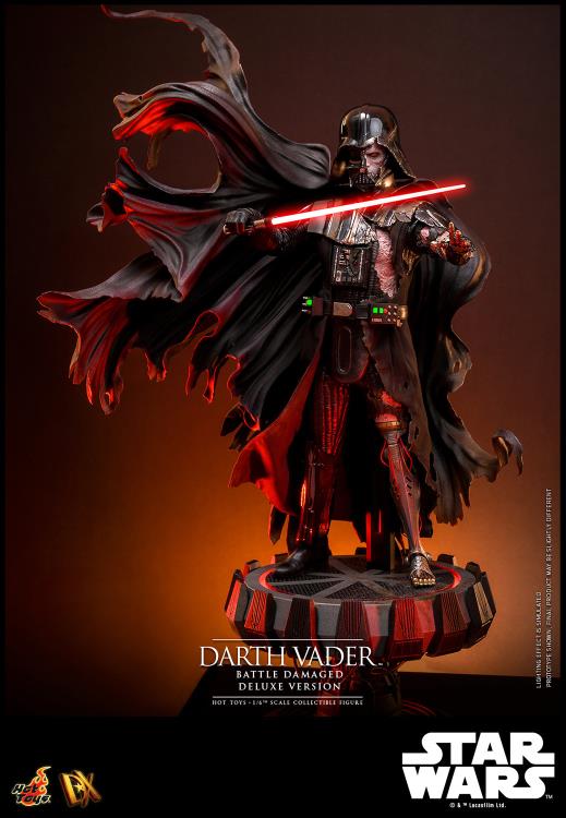 Star Wars DX45 Darth Vader (Battle Damaged) Deluxe 1/6th Scale Collectible Figure Gallery Image 5