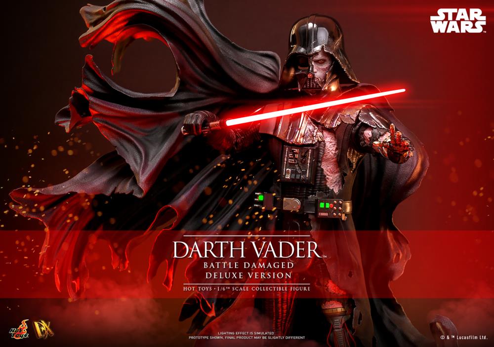 Star Wars DX45 Darth Vader (Battle Damaged) Deluxe 1/6th Scale Collectible Figure Gallery Image 3