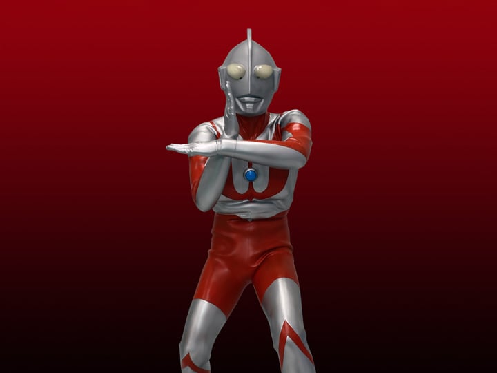 ULTRAMAN C-TYPE 組立フィギュア&科特隊メカ6個セット Ultraman Mega Size Series Ultraman (Type C) Model Kit