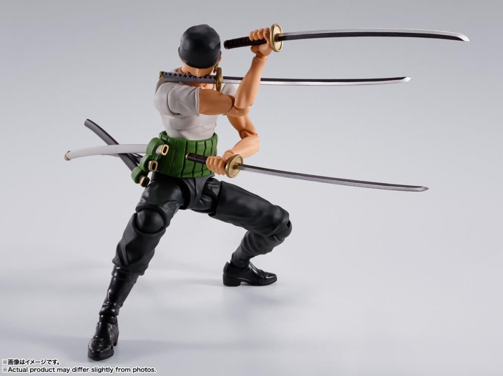 One Piece S.H.Figuarts Roronoa Zoro (Romance Dawn) Action Figure Gallery Image 8