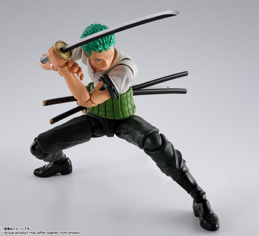 One Piece S.H.Figuarts Roronoa Zoro (Romance Dawn) Action Figure Gallery Image 5
