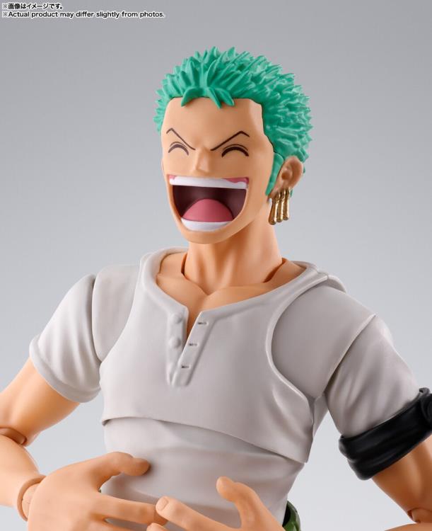 One Piece S.H.Figuarts Roronoa Zoro (Romance Dawn) Action Figure Gallery Image 9