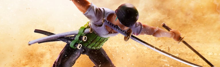 Image of One Piece S.H.Figuarts Roronoa Zoro (Romance Dawn) Action Figure
