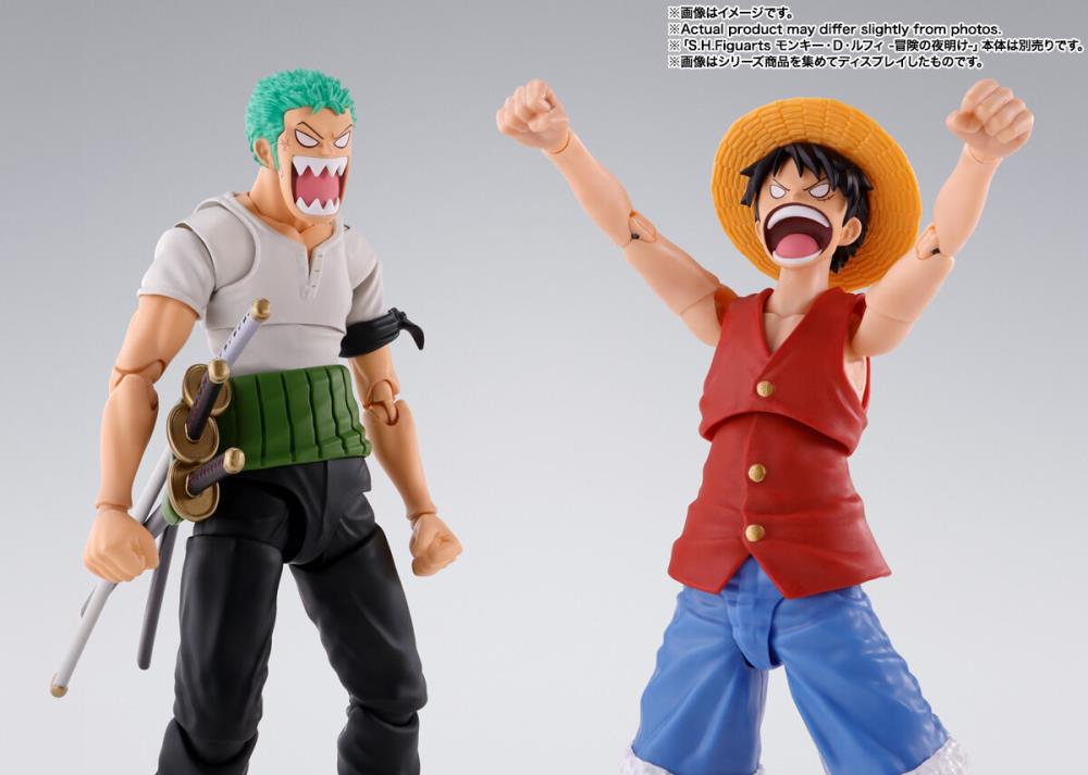 One Piece S.H.Figuarts Roronoa Zoro (Romance Dawn) Action Figure Gallery Image 10