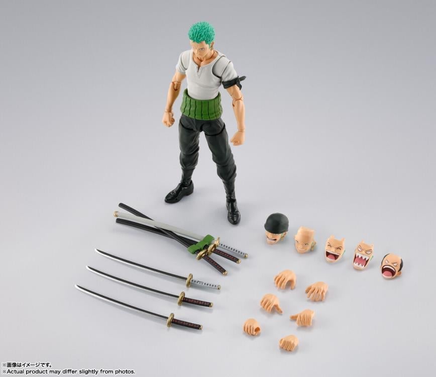 One Piece S.H.Figuarts Roronoa Zoro (Romance Dawn) Action Figure Gallery Image 12