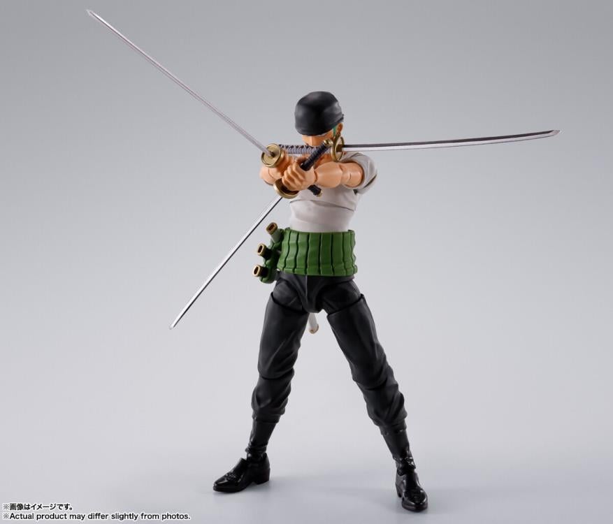 One Piece S.H.Figuarts Roronoa Zoro (Romance Dawn) Action Figure Gallery Image 7