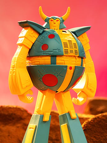 Transformers ReAction Unicron (Yellow) BBTS 25th Anniversary Exclusive Figure Gallery Image 2