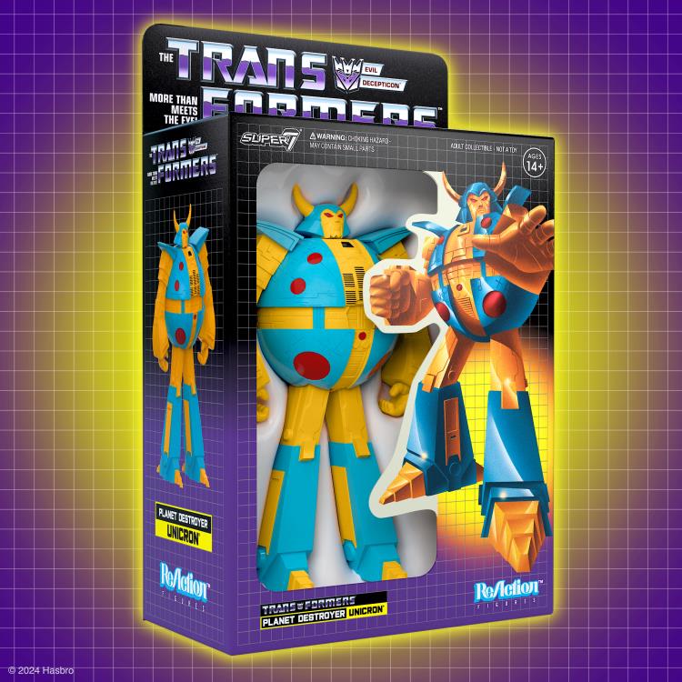 Transformers ReAction Unicron (Yellow) BBTS 25th Anniversary Exclusive Figure Gallery Image 5