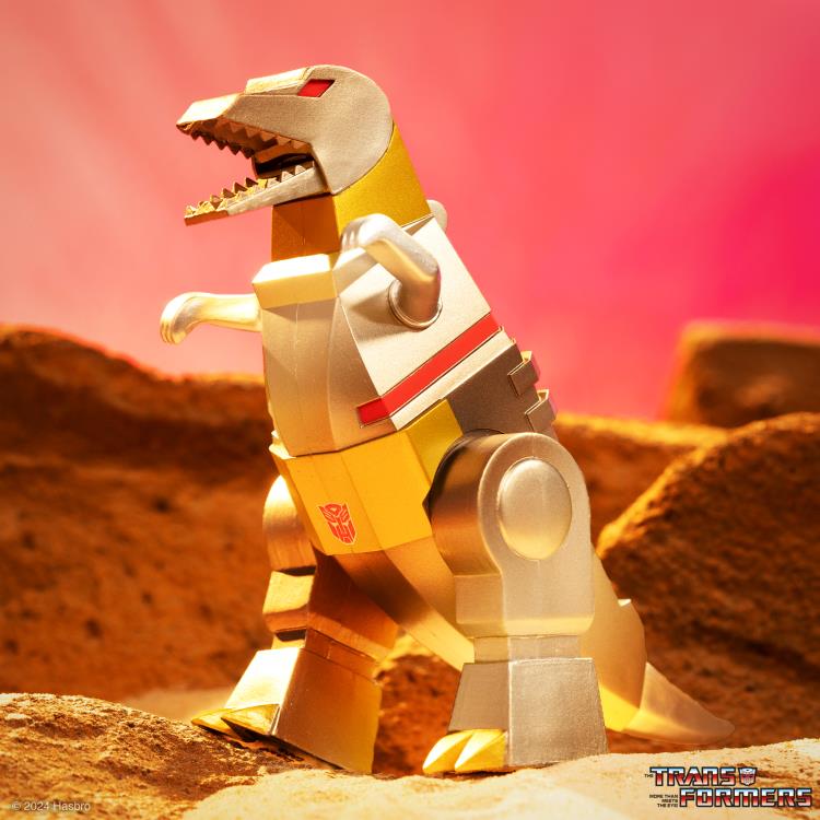 Transformers ReAction Grimlock (Metallic) BBTS 25th Anniversary Exclusive Figure Gallery Image 3