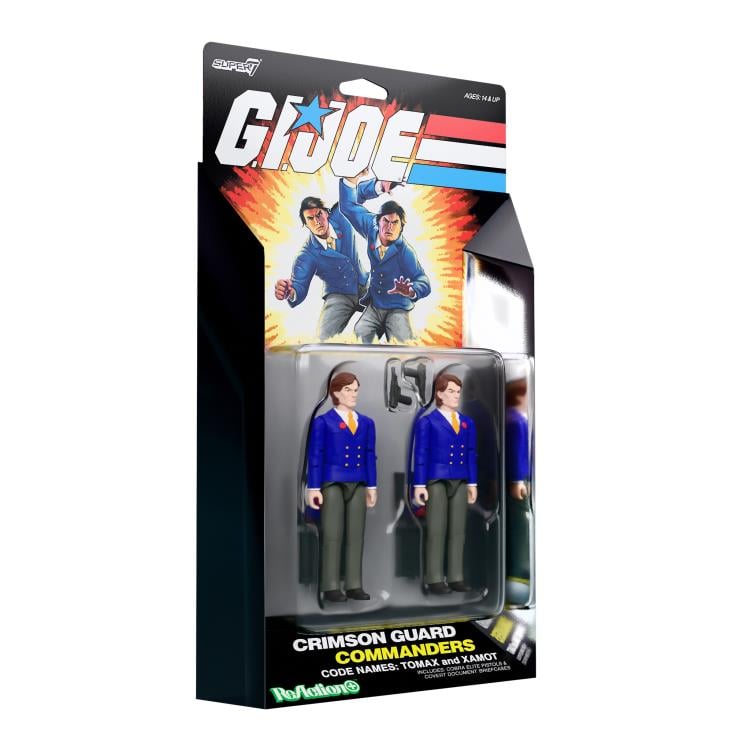 G.I. Joe ReAction+ Crimson Guard Commanders: Tomax And Xamot BBTS