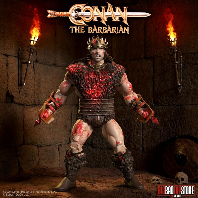 Conan the Barbarian ULTIMATES! Pit Fighter Conan (Bloody) BBTS 25th Anniversary Exclusive Action Figure Gallery Image 3