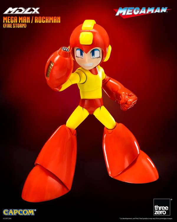 Mega Man MDLX Articulated Figure Series Mega Man (Fire Storm) BBTS