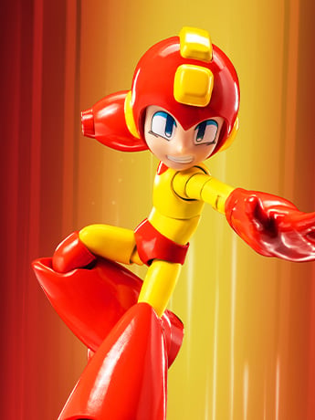 Mega Man MDLX Articulated Figure Series Mega Man (Fire Storm) BBTS