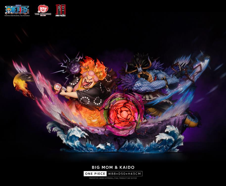 One Piece Big Mom & Kaido with Hakai (Battle Damage Ver.) Statue Gallery Image 3