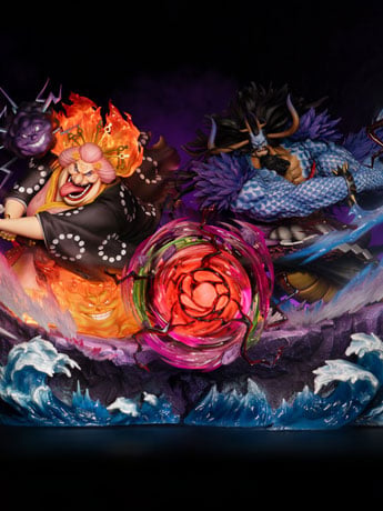 One Piece Big Mom & Kaido with Hakai (Battle Damage Ver.) Statue Gallery Image 2