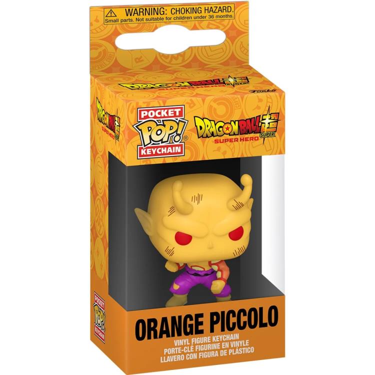 Pocket Pop! Keychain: Dragon Ball Super: Super Hero - Orange Piccolo Gallery Image 4