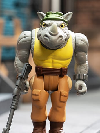 Teenage Mutant Ninja Turtles ReAction Rocksteady (Weird Pizza To