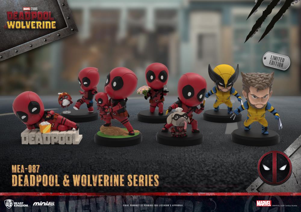 Deadpool & Wolverine Mini Egg Attack MEA-087 Box of 6 Random Figures