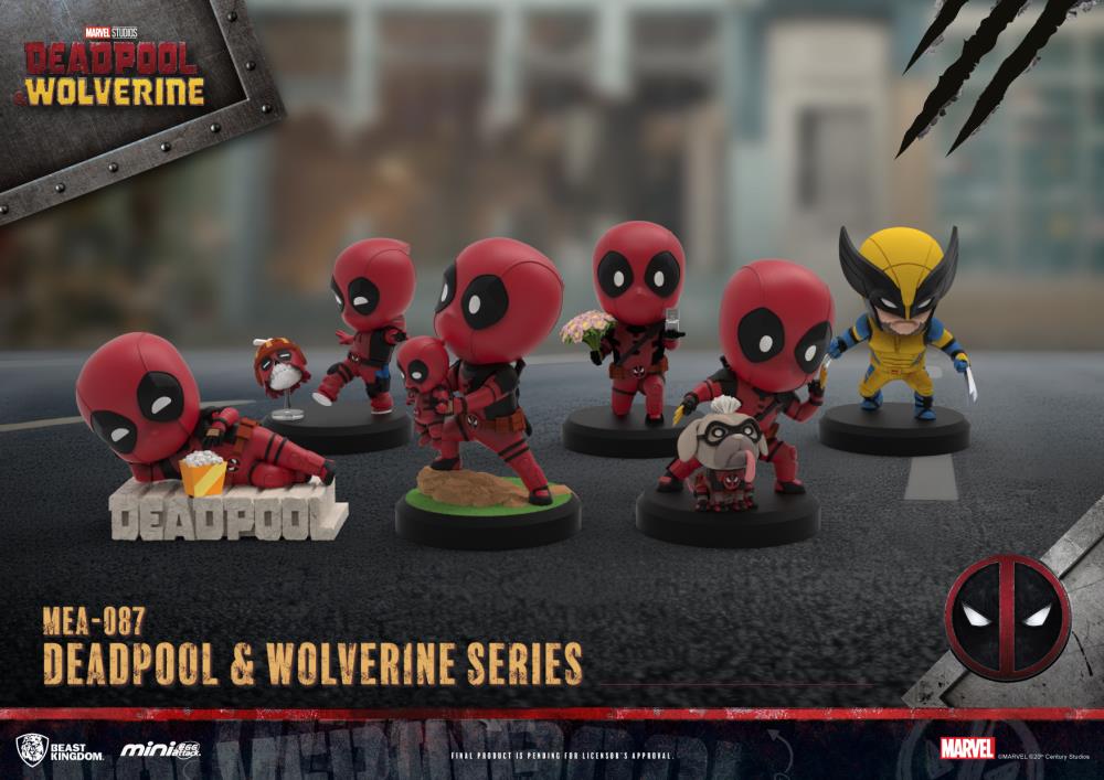 Deadpool & Wolverine Mini Egg Attack MEA-087 Box of 6 Random Figures