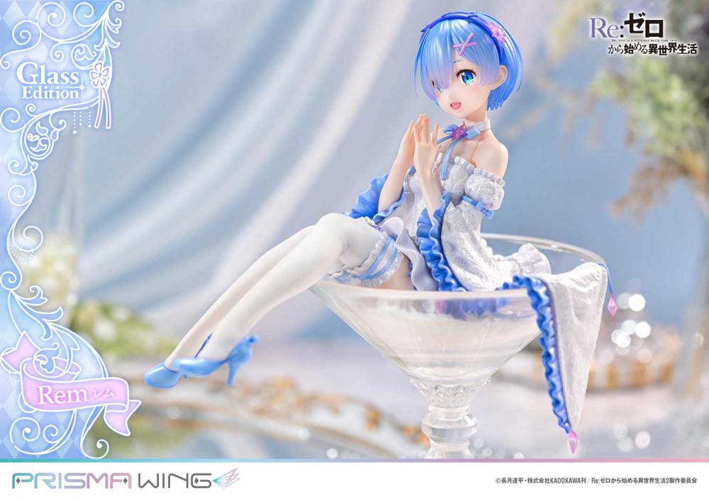 Re:Zero Starting Life in Another World Prisma Wing Rem (Glass Edition) 1/7 Scale Figure Gallery Image 7