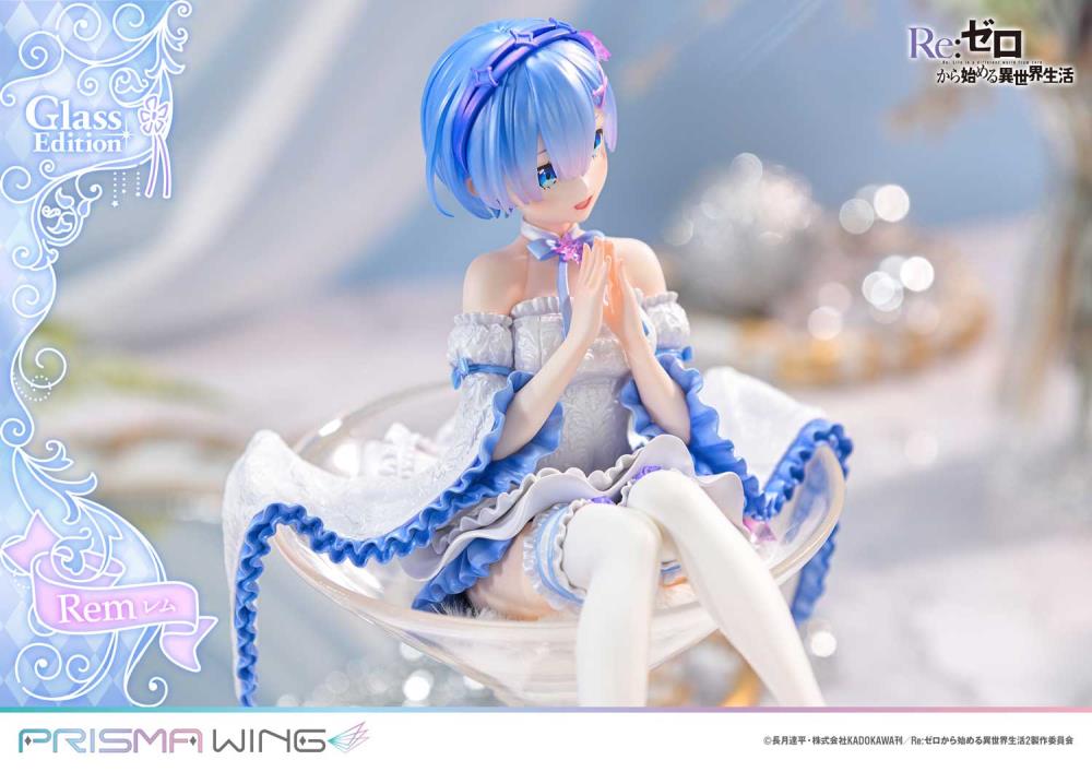 Re:Zero Starting Life in Another World Prisma Wing Rem (Glass Edition) 1/7 Scale Figure Gallery Image 8