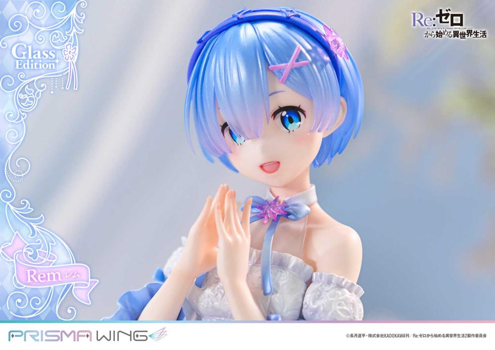 Re:Zero Starting Life in Another World Prisma Wing Rem (Glass Edition) 1/7 Scale Figure Gallery Image 9